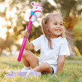 Miniatyrbillede 4 af 7: 4 stykker oppustelig stokkehest oppustelig hestestokkeballon Pink 6pcs