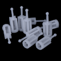 Pikkukuva 4 / 5: 10 kpl Muovi Gravity Type Spray Suodatinastian halkaisija 11mm Clear 10Pcs
