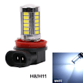 Miniatyrbillede 2 af 5: 1Pc Super Bright H8/H11 33-LED hvid biltågelygte forlygte Dr White light H8/H11