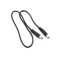 Miniatyrbild 1 av 5: 5,5 x 2,1 mm hane till 5,5 x 2,1 mm hane DC- power CCTV-adapter 0 1