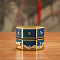 Miniatyrbilde 1 av 8: Sekskantet tinnplate Oppbevaringsboks Lufttett Container Tank Veske for StyleB S StyleB S