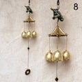 Pikkukuva 1 / 8: Antiikkinen tuulikello kupari pihapuutarhaan ulkona asumiseen 8 one size