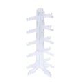 Miniatyrbilde 1 av 8: 5-lags briller Briller Solbriller Vis stativ Holderramme Transparent one size