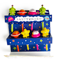 Miniatyrbild 2 av 8: Tecknad fruktgaffeltandpetare e Animal Selection Mini Lunch B Multicolor 8PCS