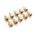 Pikkukuva 3 / 5: 20kpl Autokromimetalliset uraventtiilin varren suojukset, joissa on ydin R Brown 20pcs