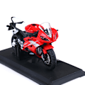 Pikkukuva 5 / 5: 1:18 Yamaha YZF-R6 YZF R6 Sininen MOOTTORIPYÖRÄ DIECAST MALLILELU Black 1pc