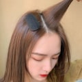 Miniatyrbilde 4 av 5: Dame Fluffy Hair Clips Set Fluffy Hair Pads Root Pads Hår Ca Black C