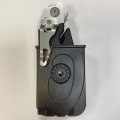 Miniatyrbilde 5 av 5: Lett utendørs nødfoldbar saksslire for skinn Black