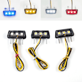 Miniatyrbillede 2 af 5: 12V Motorcykel Nummerplade LED Lys Vandtæt Motorcykel Li Red onesize