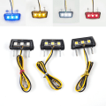 Pikkukuva 2 / 5: 12V moottoripyörän rekisterikilpi LED-valo vedenpitävä moottoripyörä Li Yellow onesize