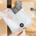 Miniatyrbillede 6 af 8: Transparent Plastic Disc CD Case DVD Holder Pung Opbevaringspose A5 A5