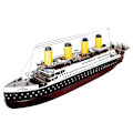 Miniatyrbild 8 av 8: Färg Titanic Pussel Kryssningsfartyg monterad modell Kit Barn B oneszie