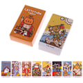Miniatyrbillede 3 af 5: Cattitude Tarot Card Prophecy Fate Divination Deck Family Party Multicolor one size