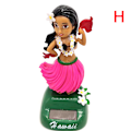 Miniatyrbillede 1 af 8: Bilindretning Dansende dukke Solar Power Legetøj Hawaiian Hula Girl Shaki H one size