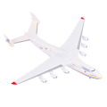 Miniatyrbild 8 av 8: 1:400 An-225 Flygplansmodell Leksak 8 tum Ukraina Målad Mriya Tra White one size