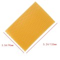 Pikkukuva 8 / 8: 10 kpl Keltainen Hunajakenno Foundation Bee Hive Wax Kehykset Beekeepin Yellow 10Pcs