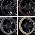 Miniatyrbild 5 av 5: Universal Auto Car Rat Cover Läder Andas Anti Wine red One Size