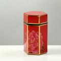 Miniatyrbilde 1 av 8: Sekskantet tinnplate Oppbevaringsboks Lufttett Container Tank Veske for StyleF L StyleF L