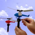 Draglinje Helikopter Fluga Dragsko Litet plan utomhusspel Till One Size