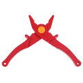 Miniatyrbild 6 av 8: Antimagnetisk plasttång 1000V isolerad Används för instrument Red one size