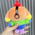 Miniatyrbillede 6 af 8: Pop Mart plysj vedhæng Rainbow Crybaby pige dukke nøglering nøgle R one size