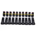 Miniatyrbilde 5 av 5: 30 sett 2-pins forseglet vanntett elektrisk ledningskontakt P Multicolor 30 Kits