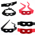 Miniatyrbilde 2 av 5: Bandit Zorro Masked Man Eye Mask for Theme Party Masquerade Cos black