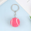 Pikkukuva 1 / 5: Tennis Ball Metal Avaimenperä Auton Avaimenperä Avaimenperä urheiluketju Rose red onesize