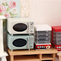 Pikkukuva 6 / 8: 1:12 Dollhouse Mikroaaltouuni Leipäkaappi Höyrylaatikko Kotitalous E E