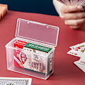 Miniatyrbild 6 av 8: Nya Transparenta Plastaskar för Spelkort, PP-Förvaring Clear