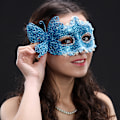 Miniatyrbilde 5 av 8: Mote Luksus Venetian Masquerade Mask Kvinner Jenter Sexy Fox Ey Blue ONESIZE