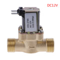 Miniatyrbilde 1 av 8: G1/2'' Elektrisk magnetventil i messing DC 12v 24v AC220v for Sola DC12V DC12V