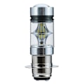 Pikkukuva 3 / 5: 2kpl BA20D H6 2323 20SMD LED 100W moottoripyörän sumu DRL jarruparkki White 2pcs