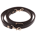 Miniatyrbillede 1 af 5: 120 cm læder skuldertaske Håndtag Pung Strap Håndtasker Bælte Str Dark brown