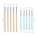 Miniatyrbild 6 av 8: 5 Styck Dubbeländade Dotting Set Art Embossing Keramisk Modellering Till Blue onesize