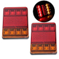 Miniatyrbilde 4 av 5: Vanntett 8 LED Tilhenger Lys Bak Baklykt 12V DC Bil Truck Red 1pc