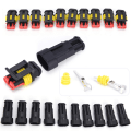 Miniatyrbillede 2 af 5: 30 sæt 2-polet forseglet vandtæt elektrisk ledningsstik P Multicolor 30 Kits