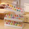 Miniatyrbild 5 av 8: Transparent Blind Box Förvaring Cartoon Dock Display Figur Box Display Yellow