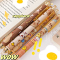 Miniatyrbilde 4 av 8: 6 stk. e Capybara trykkpenn Skoleartikler Tegneserie Capyba ONESIZE