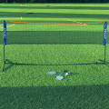 Pikkukuva 7 / 8: Kannettava kokoontaittuva standardi ammattimainen sulkapalloverkko Indoor Out White 4.1m