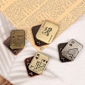 Miniatyrbillede 3 af 8: Slider Poker A K Metal Push Card EDC Spinners D Onesize