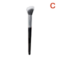 Miniatyrbillede 1 af 8: 1 STK Kosmetisk børste Ansigtsmakeup Contour Foundation Powder Blush black C