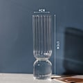 Pikkukuva 1 / 5: Nordic Glass Maljakko Pienet Lasimaljakot Kukka-asetelma Etusivu Gla Transparent 17*4cm