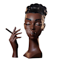 Miniatyrbillede 1 af 8: Headscents-Head Røgelsebrænder Sort Kvinde 款式 4