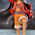 Miniatyrbilde 6 av 8: One Piece Four Emperors Monkey D Luffy LX MAX PVC-statuefigur Onesize Onesize