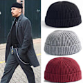 Pikkukuva 2 / 5: Unisex Miesten Naisten Pipo Hattu Lämmin Ribbed Winter Turn Ski Fisherm Wine red one size