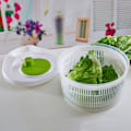 Miniatyrbild 8 av 8: Grönsaker Sallad Spinner Salladsblad Grönsaksavfuktare tvätt White one size