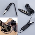 Miniatyrbillede 2 af 5: Clip-on pickup akustisk guitar bas pickup o12 hul transducer