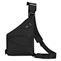 Miniatyrbillede 1 af 5: Mand Vandtæt Personlig Skulderlomme Brysttaske Cross body sl Black R