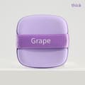 Återanvändbar Makeup Puff Set Air Cushion Sponge Cosmetic Puff Makeu Purple thick